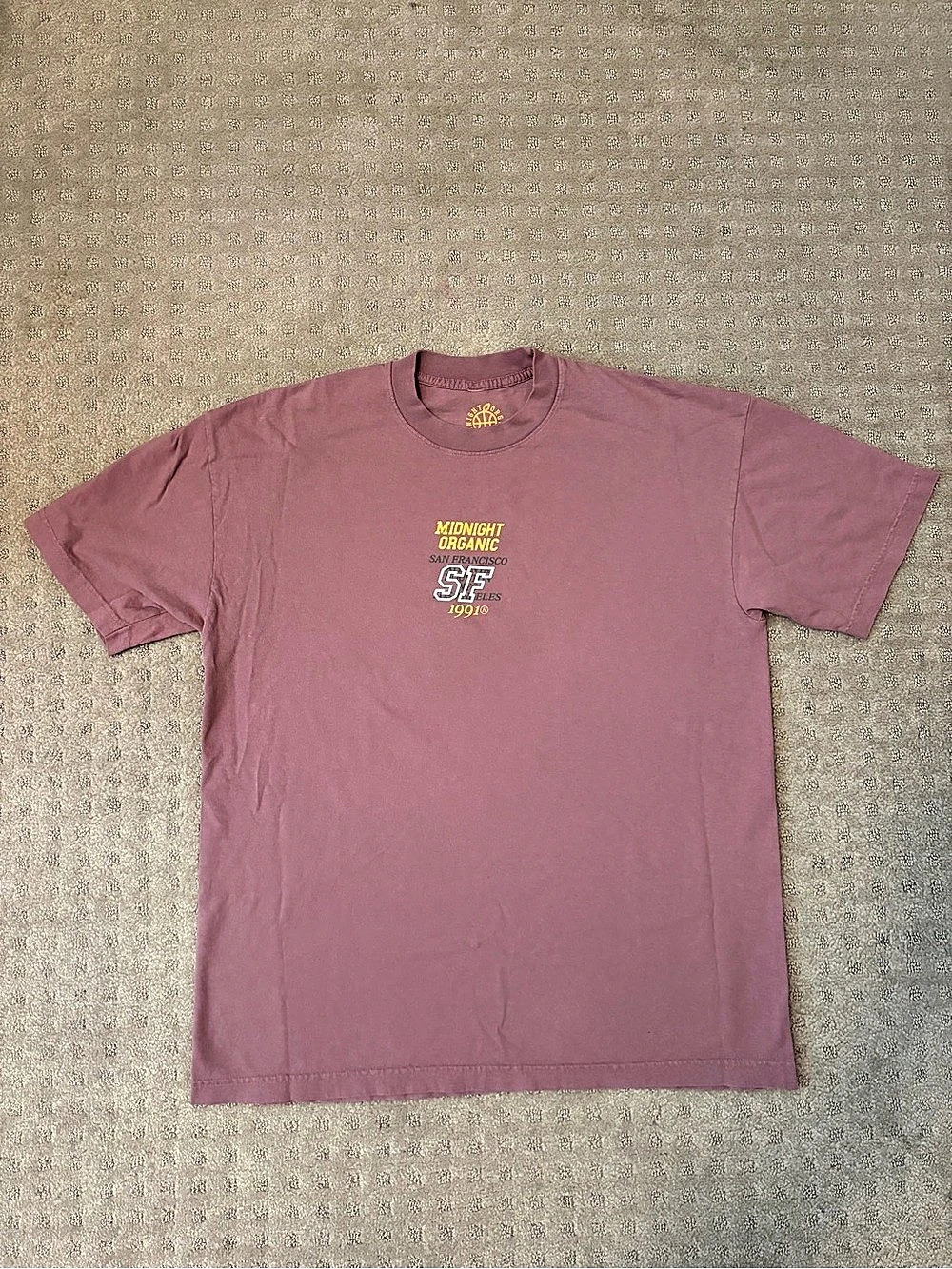 Midnight Organic San Francisco 1991 You're Doing Good T-Shirt Graphic Tee Large